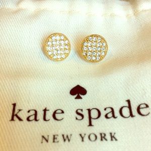 Kate Spade Gold Pave Earrings